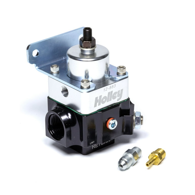 Holley Fuel Pressure Regulator Double Adjustable 2-Port Holley Fuel Pressure Regulator Double Adjustable 2-Port