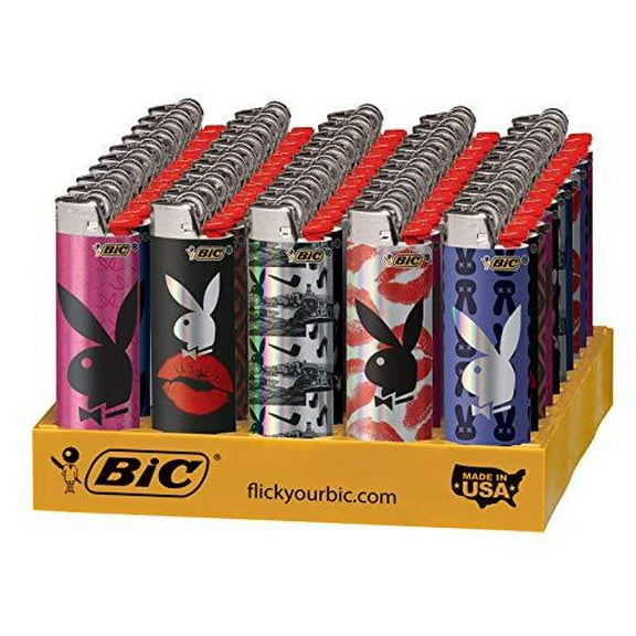 Bic Lighter Playboy Edition 50 Count Per Display (Packaging May Vary)