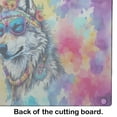 thumbnail image 5 of Carolines Treasures DAC4051LCB 15 x 12 in. Hippie Animal Wolf Glass Cutting Board, 5 of 5