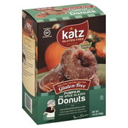 Katz Gluten Free Pumpkin Spice Glazed Donuts (1 Pack of 6 Donuts, 10.5 Ounce)| Dairy Free, Nut Free, Soy Free, Gluten Free | Kosher