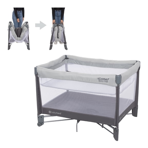 Baby Trend Comet Quick-Fold Playard with Hanging Bassinet