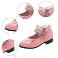 thumbnail image 5 of Splozh Princess Shoes Toddler Little Girls Shoes Flower Girl Shoes Performance Shoes Party Wedding Church Light Pink,US 11.5, 5 of 7