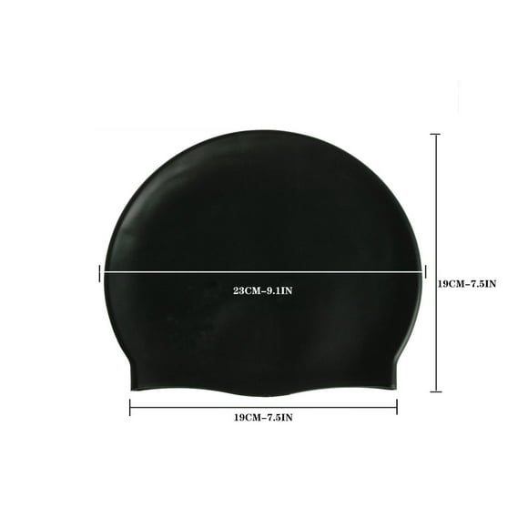 Fiudx Gorro de Natación Universal con Protección Auditiva, Diseño Ergonómico 3D, Antideslizante E Impermeable, Gran Bolsillo para La Oreja para Una Comodidad Óptima, Ideal para Adultos, Ideal para Na