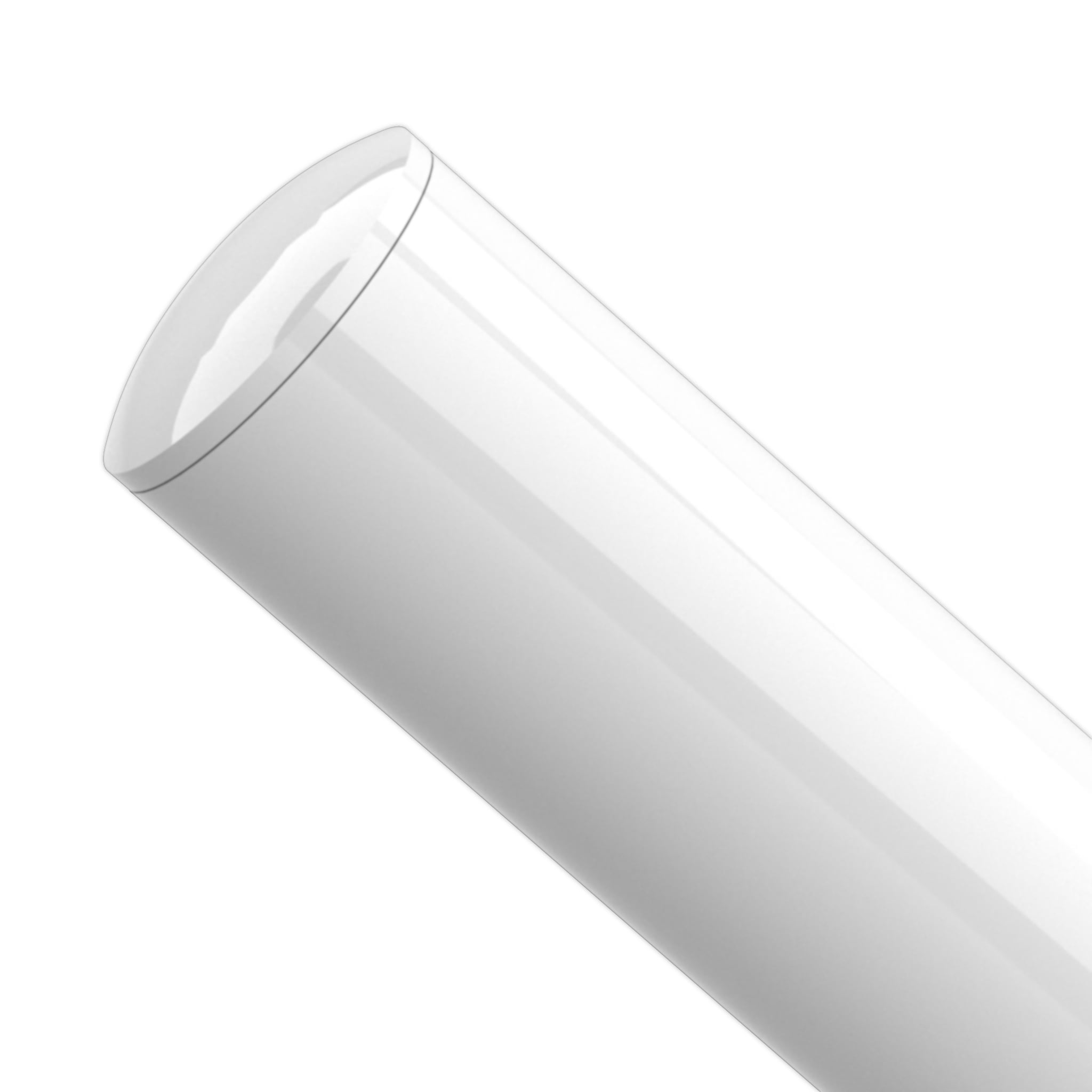 White Pack of 10 Furniture Grade FORMUFIT F012IDC-WH-10 PVC Internal Domed End Cap 1//2 Size 1//2 Size