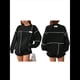 thumbnail image 3 of Sudaderas de Larga para Mujer Negro L, 3 of 7