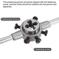thumbnail image 3 of Uxcell Die Stock Handle Set, 5/16-18 UNC Round Die and Wrench Fits 25mm OD / Metric M7-M9 Dies, 3 of 6