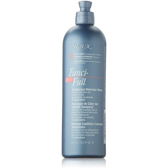Roux Fanci-Full Temporary Haircolor Rinse, Black Rage 15.2 oz