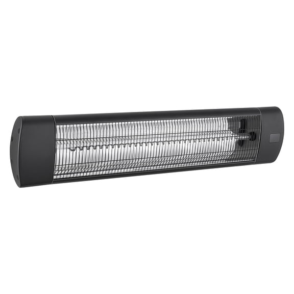 KFFKFF Infrared Heater 1500W Electric Space Heater with 3 Heat Settings, Remote Control, 24-Hour Timer, Durable Aluminum Alloy Construction, Ideal for Outdoor Spaces like Patios, Backyards, Balconies