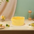 thumbnail image 4 of Shisuyan 1Pc Double Handle Ceramic Soup Bowl Restaurant Rice Dessert Bowl Pudding Holder, 4 of 9