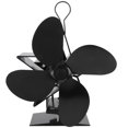 thumbnail image 2 of 4 Blade Thermal Heat Powered Wood Stove Fan Fireplace Accessory for Heat Distribution, 2 of 8