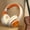 Orange, variant on Viflosae Gaming Headphones Headphones Wireless Head Mounted Wired and Wireless Double Mode Foldable Soft Headband Low Latency High Battery 5.3 Sports Gaming Bluetooth Headphones Earphones