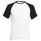 thumbnail image 1 of Fruit of the Loom - Camiseta de manga corta selecciones/peñas - hombres (Blanco/Negro), 1 of 2