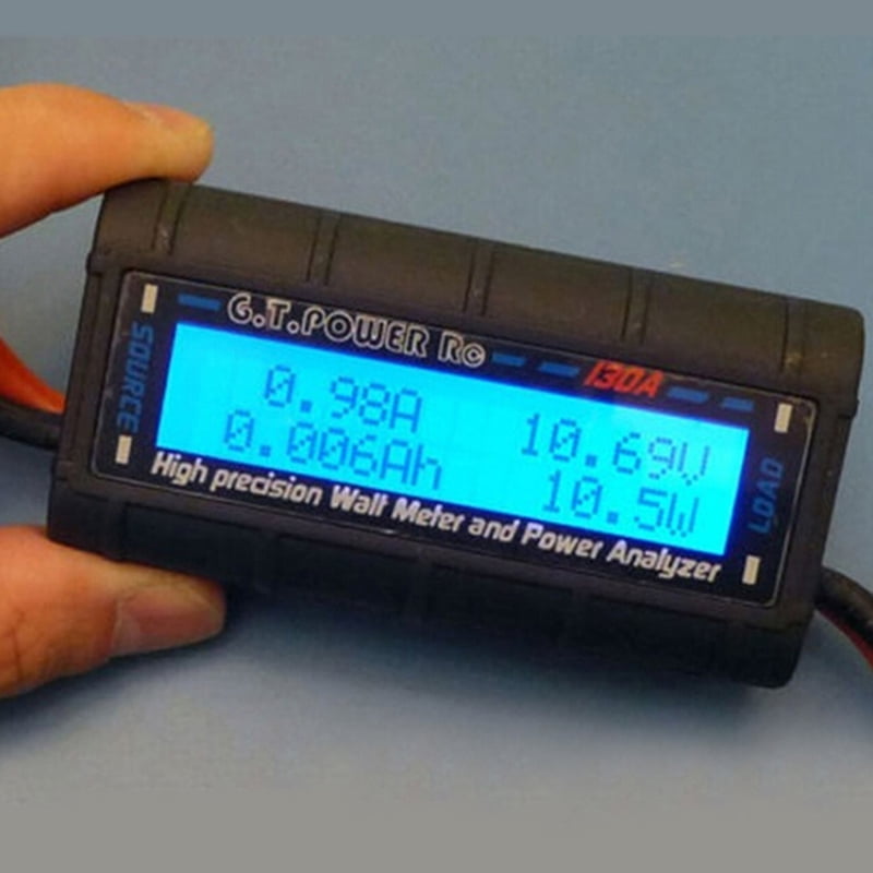 Precision rc 130A watt meter and power analyzer LCD gt-power 60V .FR 