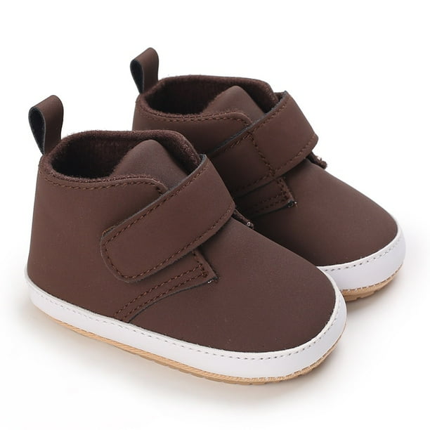 Zapatos De Bebé Niño Martin Zapatillas De Deporte Botas De Cuero Para Niños De Suela Suave Binyag Bautismal Para 0 18 Meses