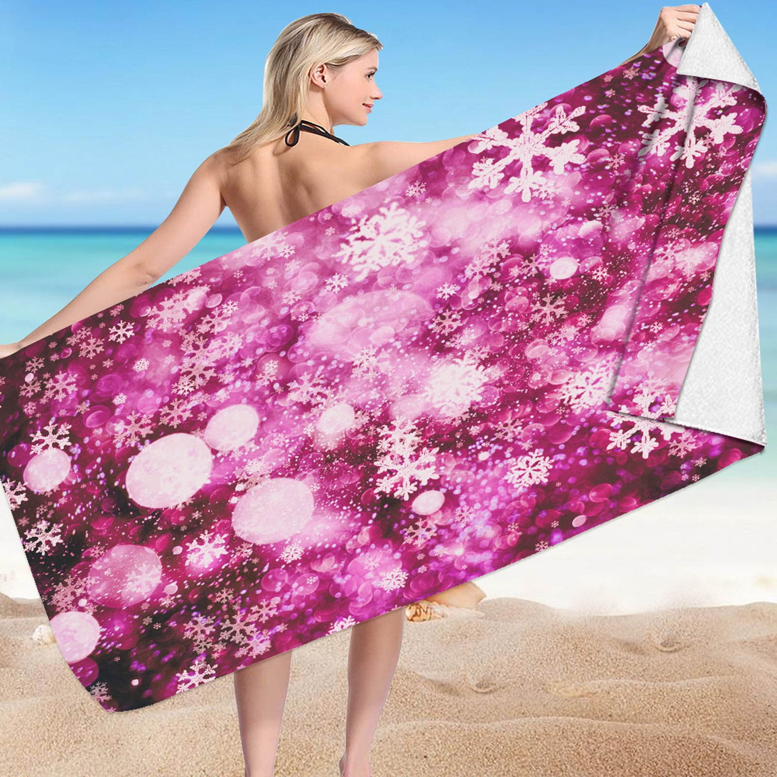 RKSTN Microfiber Beach Towel Colorful Fast Drying Sand Free Beach Towel