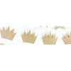 My Mind's Eye PNP403 Mini Princess Gold Glitter Banner (Crown), 8 Feet Long