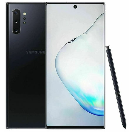 Restored SAMSUNG Galaxy Note 10+ Plus (Aura Black) Factory Unlocked 256GB Smartphone (Refurbished)