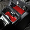 thumbnail image 3 of TINKI For Toyot@ Tacoma 2015 2016 2017 2018 2019 2020 2021 2022 2023 Soft Carbon Fiber 3D Sticker Car Central Control Cup Holder Groove Mat Stickers Interior Car Accessories, 3 of 7