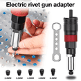 thumbnail image 2 of Cordless Riveting Machine Kit 2.4mm/3.2mm/4.0mm/4.8mm/6.4mm Insert Nut Riveting Tools Industrial Electric Rivet Adapter, 2 of 5
