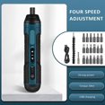 thumbnail image 5 of Cordless Electric Screwdriver Sets 105pack 3.6V 5Nm USB Rechargeable LED Light 4 Gear Torque Adjustment for Home Instrument Installation, 5 of 5