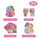 thumbnail image 4 of Disney Princess-Juego de vajilla para Decoración de cumpleaños, vasos de papel de nieve blanca, platos, mantel, globos, regalos para bebés, 4 of 5