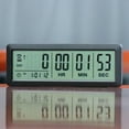 thumbnail image 2 of Reloj digital con cuenta regresiva de 999 días, pantalla LCD grande, despertador para eventos importantes. Negro, 2 of 8