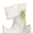 thumbnail image 4 of Joyería de moda para mujer, pendientes colgantes de resina, accesorio para niña (amarillo), 4 of 5