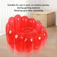thumbnail image 3 of Yard Portable Inflatable Couch Air Couch Patio Blow Up Furniture for Camping Transparent Candy Color Inflatable Sofa Chair Portable Outdoor Blow Up Couch, 3 of 7