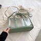 thumbnail image 4 of Bolso bandolera de PVC Impermeable Transparente Mujer Señora Ocio Diario (Verde S), 4 of 7