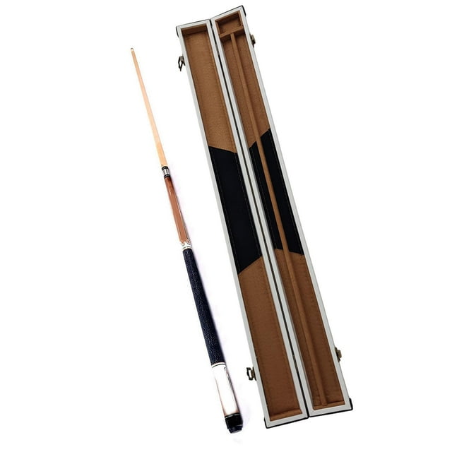 DYNWAVECA Billiard Pool Case Billiard Stick Carrying Case PU Leather Organizer Billiard Rod Holder for Pool Table Accessories Traveling
