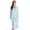 Light Blue, variant on Just Love Plush Zipper Lounger Robe - Solid Color Bathrobe for Women with Comfortable Zipper Closure (Lilac, Small)