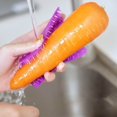 thumbnail image 5 of 2025 Upgraded Flexible Vegetable Brush Scrubber Multipurpose Fruit and Vegetable Scrubber Fruit and Vegetable Cleaner Suitable for Home Kitchen Gadgets Blue Fruit and Vegetable Cleaning Brush, 5 of 9