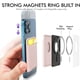 thumbnail image 4 of 1 soporte para tarjetas para la parte posterior del teléfono para cartera magnética de silicona MagSafe compatible con iPhone 12 Series, 4 of 8