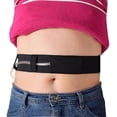 thumbnail image 2 of Cinturón de soporte abdominal transpirable y ajustable para diálisis peritoneal, color negro, 2 of 4