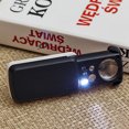 thumbnail image 2 of Magnifying Loupe Jewelry Appraisal Repairing Magnifier with LED Light Optical Glasses Tool Hand-Free Eye Glass Jewelers Loop Silver, 2 of 9