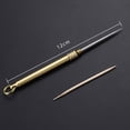 thumbnail image 3 of STONEGO 1PC/2Pcs Titanium Outdoor Portable Multifunction Toothpick Bottle and Fruit Fork, Compact Camping Tool with Toothpick Tube, Ideal for Emergency Equipment, Travel, Hiking, 3 of 7