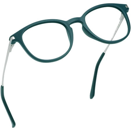 LifeArt Blue Light Blocking Glasses, Anti Eyestrain, Computer Reading Glasses, Gaming Glasses, TV Glasses for Women Men, Anti Glare (Blue, +3.50 Magnification)