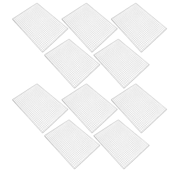 DRAFIDEEP 10Pcs Stainless Steel Grill Rack Mesh Net for Bbq Cooking and Outdoor Gatherings
