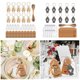 thumbnail image 2 of Set of 10 Elegant Angelic Keychain Charm Angelic Key Rings Supplies Keychain Favors Souvenirs for Various Occasions, 2 of 4
