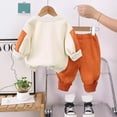 thumbnail image 4 of NIEWTR Cute Baby Boy Clothes Suit Kids Pullover Pumpkin Print Sweatshirt Top Shirt+ Casual Pants Set(4-5 Years,A05-Orange), 4 of 4