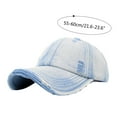 thumbnail image 2 of LiuXxxx Men Ladies Denim Baseball Cap Fashion Outdoor Sunscreen Sunshade Hat with Adjustable Buckle Closure Yellow, 2 of 3