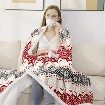 YZEGDCH Christmas Blanket, Ultral Warm Soft Cozy Plush Blanket, Christmas Decorations Thick Warm Gifts for Teen Girls Boys