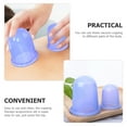 thumbnail image 6 of Suction Cup for Body Massager Silicone Cupping Vacuum Device 4pcs (Blue) Portable Silica Gel, 6 of 6