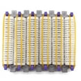 thumbnail image 1 of Small Size 24Pcs/Set Salon Nylon Hook & Loop Hair Rollers Set Hair Root Perm Rods Bars Curlers with Clips & Rubber Bands, 1 of 8