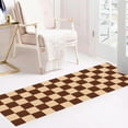 thumbnail image 2 of Indoor/Outdoor Custom Size Low Profile Runner Rug with Non-Slip PVC Backing - Water Resistant- 31'' & 36'' & 42'' wide-Runner Rugs for Hallway, Entryway, Deck, Kitchen, Office, Garage- Checkered, 2 of 5