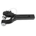thumbnail image 2 of Receiver Mount Combination Trailer Hitch, Erosion Resistant Pintle Trailer Hook Hitch Steel Secure Locking Mechanism Easy To Use with 2 Inch Trailer Ball for RV, 2 of 7