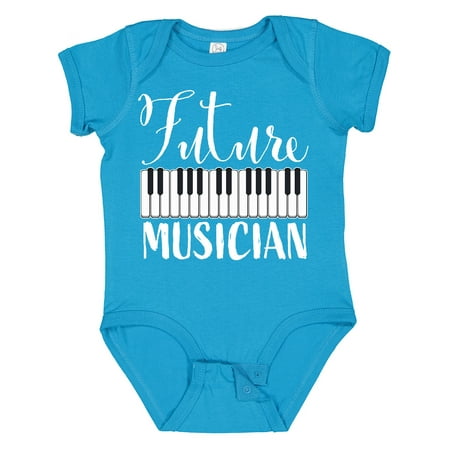 

Inktastic Future Musician- Piano Music Gift Baby Boy or Baby Girl Bodysuit
