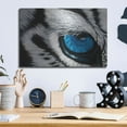 thumbnail image 6 of Luxe Metal Art 'Tiger Eye' by Jan Henderson, Metal Wall Art, 16"x12", 6 of 9