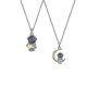 thumbnail image 1 of Collar Astronauta shaofei Luna Estrella para pareja regalo para novio novia, 1 of 5