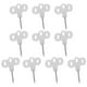 thumbnail image 1 of Clavo 10 Uds Luminoso Tres Ojos Hilo Tienda Clavija Clavos Al Aire Camping Tablero Tornillo Punta De Plástico, 1 of 7